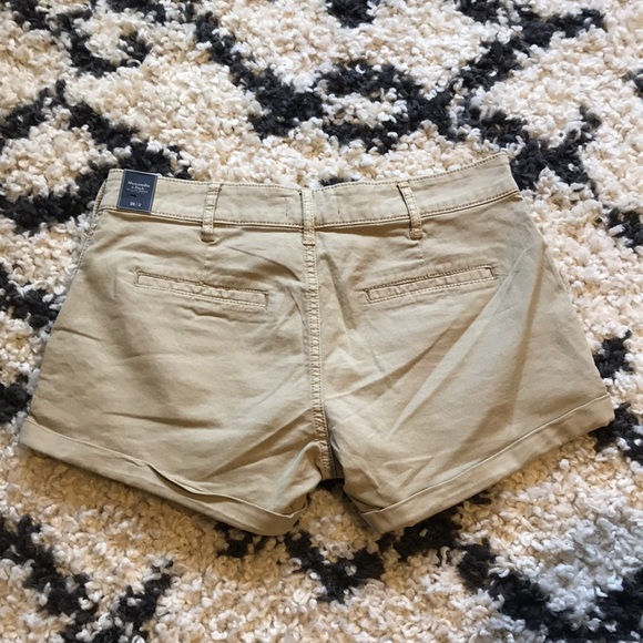 NWT Abercrombie & Fitch Khaki Chino Shorts - Picture 5 of 5